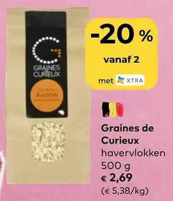 Graines de curieux havervlokken
