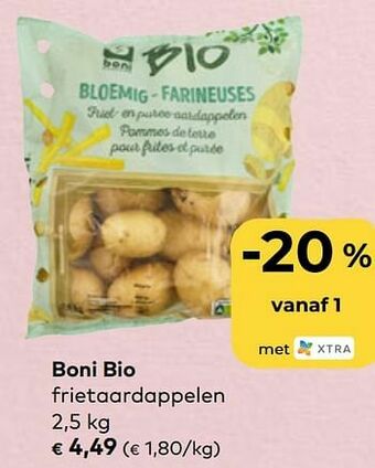 Bio Planet Boni bio frietaardappelen aanbieding