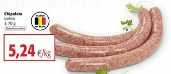 Colruyt Chipolata aanbieding