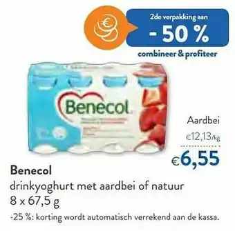 Benecol drinkyoghurt met aardbei