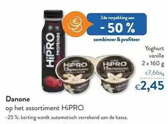 OKay Danone yoghurt vanille aanbieding