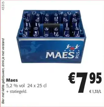 Colruyt Maes 5,2% vol 24 x 25 cl aanbieding
