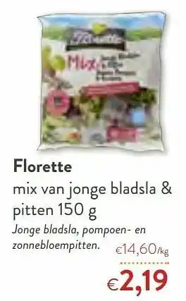 OKay Florette mix van jonge bladsla + pitten aanbieding