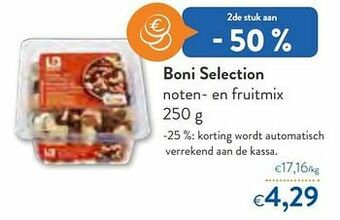 OKay Boni selection noten- en fruitmix aanbieding