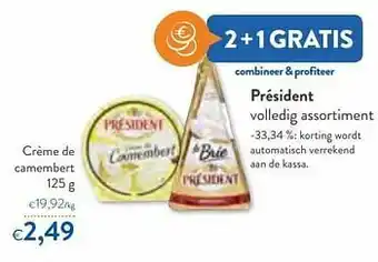 OKay Président crème de camembert aanbieding