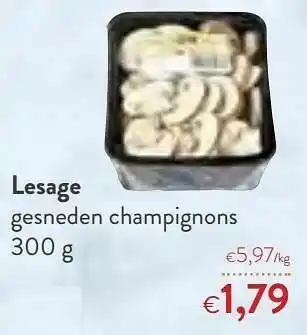 OKay Lesage gesneden champignons aanbieding