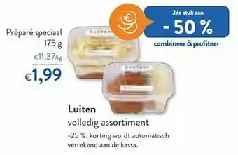 Luiten préparé speciaal