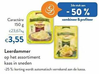 OKay Leerdammer caractère aanbieding