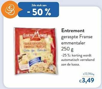 Entremont geraspte franse emmentaler