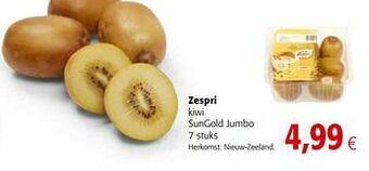 Colruyt Zespri kiwi sungold jumbo aanbieding
