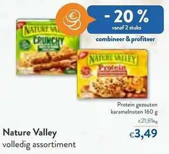 OKay Nature valley protein gezouten karamelnoten aanbieding