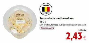 Colruyt Smossalade met beenham aanbieding
