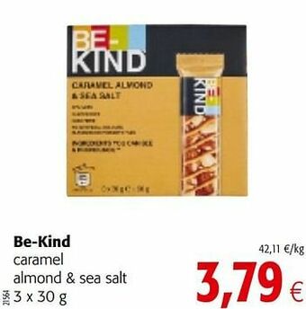 Be-kind caramel almond + sea salt