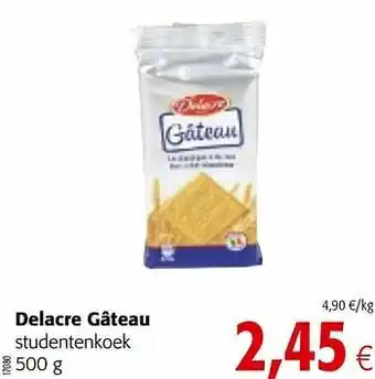 Colruyt Delacre gâteau studentenkoek aanbieding