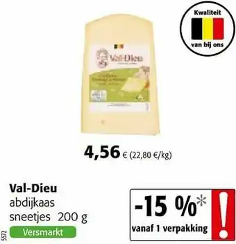 Colruyt Val-dieu abdijkaas aanbieding