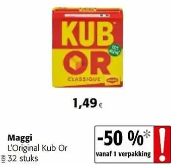 Colruyt Maggi l’original kub or aanbieding