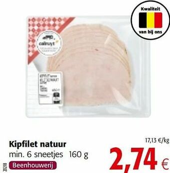 Colruyt Kipfilet natuur aanbieding