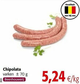 Colruyt Chipolata aanbieding