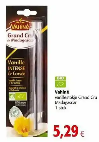 Colruyt Vahiné vanillestokje grand cru madagascar aanbieding