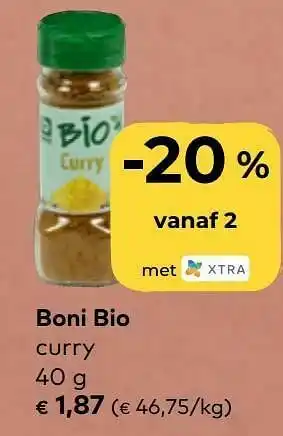 Boni bio curry