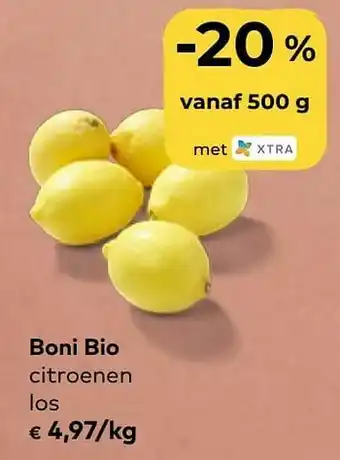 Bio Planet Boni bio citroenen aanbieding