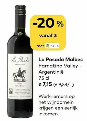 Bio Planet La posada malbec famatina valley - argentinië aanbieding