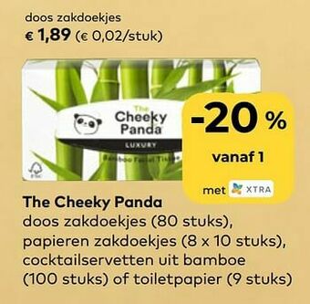 The cheeky panda doos zakdoekjes