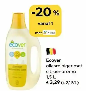 Bio Planet Ecover allesreiniger met citroenaroma aanbieding