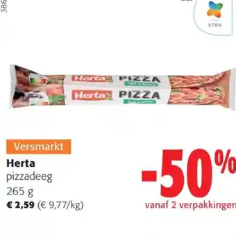 Colruyt Herta pizzadeeg 265 g aanbieding