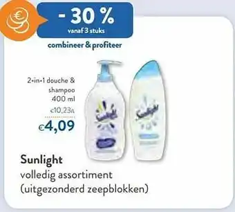 OKay Sunlight 2-in-1 douche + shampoo aanbieding