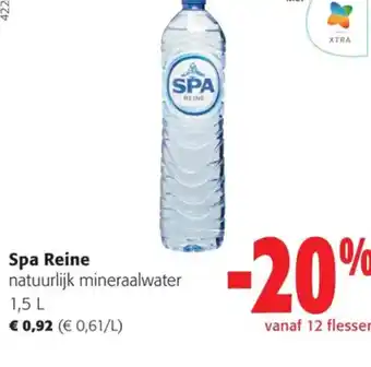 Colruyt Spa Reine natuurlijk mineraalwater 1,5 L aanbieding