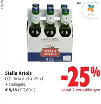 Colruyt Stella Artois 0.0% vol 6 x 25cl aanbieding