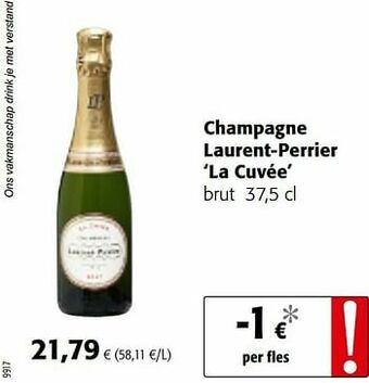 Colruyt Champagne laurent-perrier la cuvée brut aanbieding