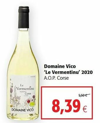 Colruyt Domaine vico le vermentinu 2020 a.o.p. corse aanbieding