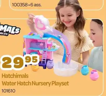 Hatchimals water hatch nursery playset