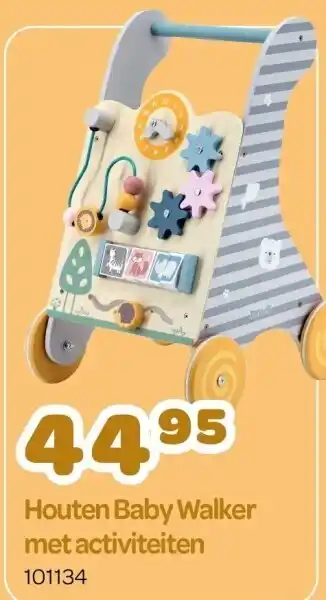 Happyland Houten baby walker met activiteiten aanbieding