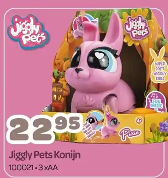 Happyland Jiggly pets konijn aanbieding