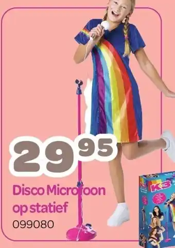 Happyland Disco microfoon op statief aanbieding