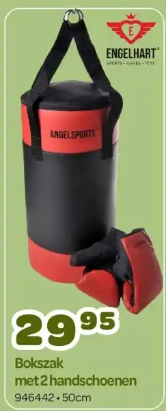 Happyland Bokszak met 2 handschoenen aanbieding