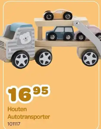 Happyland Houten autotransporter aanbieding