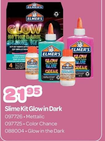 Happyland Slime kit glow in dark aanbieding