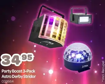 Happyland Party boost 3-pack astro derby stridor aanbieding