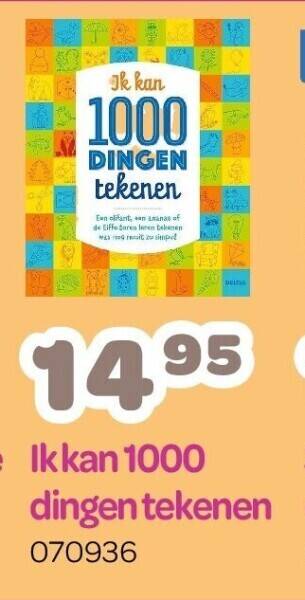 Happyland Ik kan 1000 dingen tekenen aanbieding