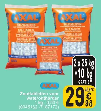 Cora Zouttabletten voor waterontharder aanbieding