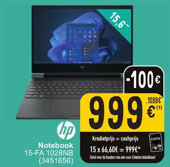 Cora hp Notebook aanbieding