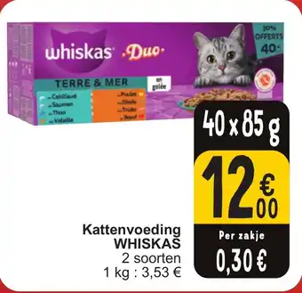 Cora Kattenvoeding WHISKAS aanbieding