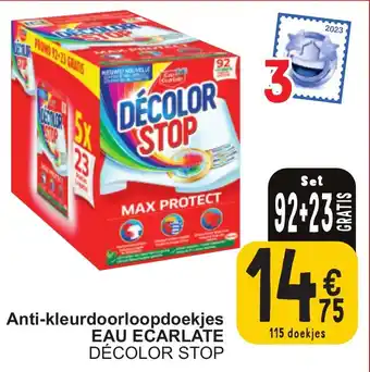 Cora Anti-kleurdoorloopdoekjes EAU ECARLATE aanbieding