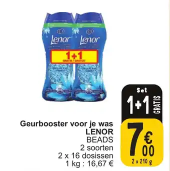 Cora Geurbooster voor je was LENOR aanbieding