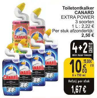 Cora Toiletontkalker CANARD aanbieding