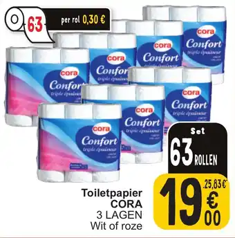 Cora Toiletpapier aanbieding